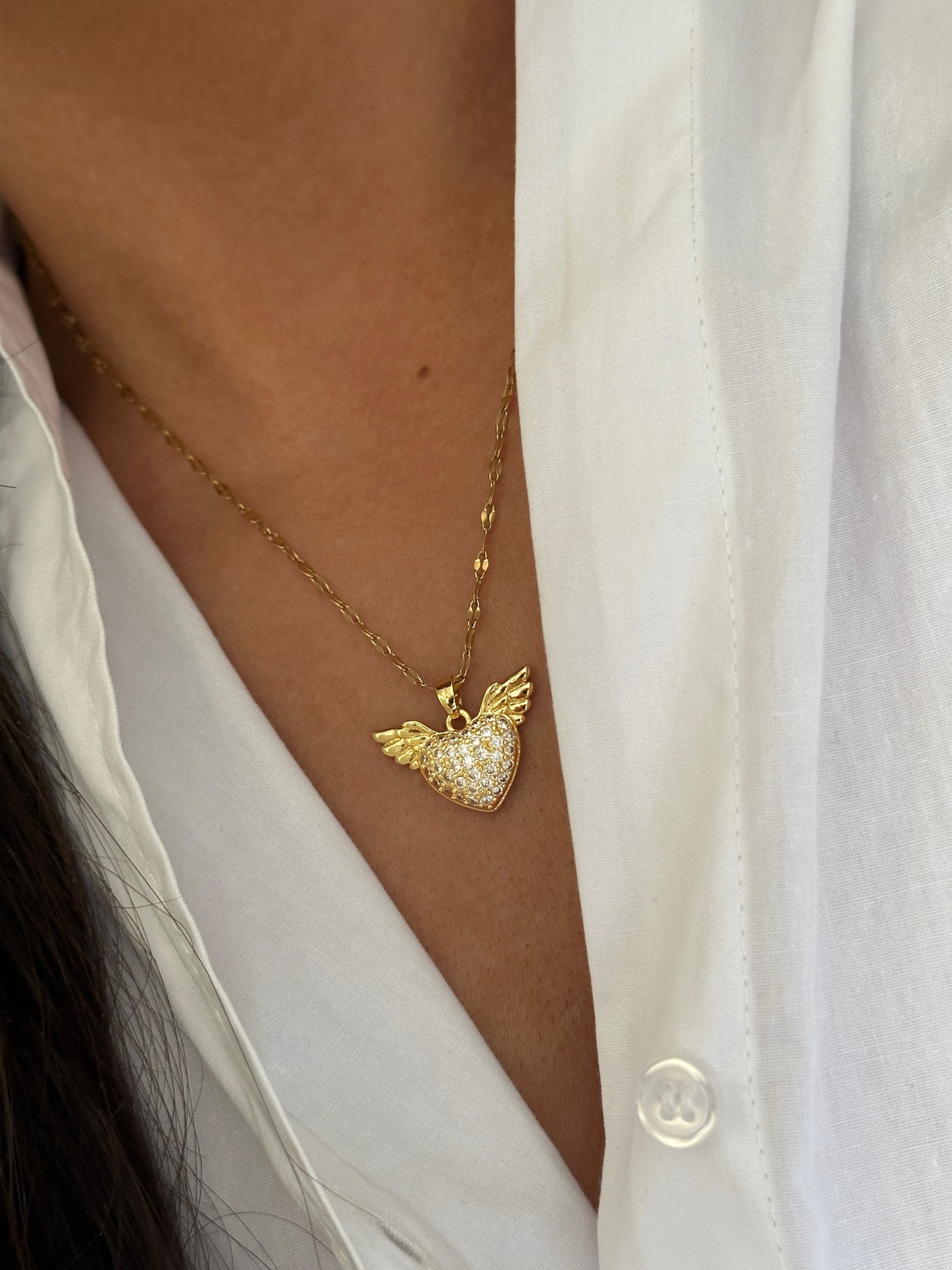 WING HEART NECKLACE