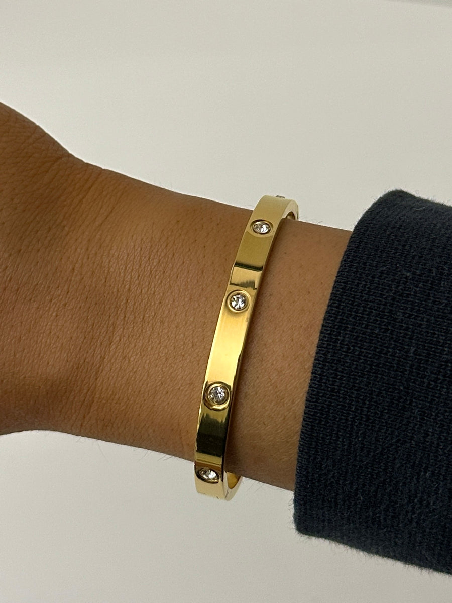 HIERARCHY BANGLE - GOLD