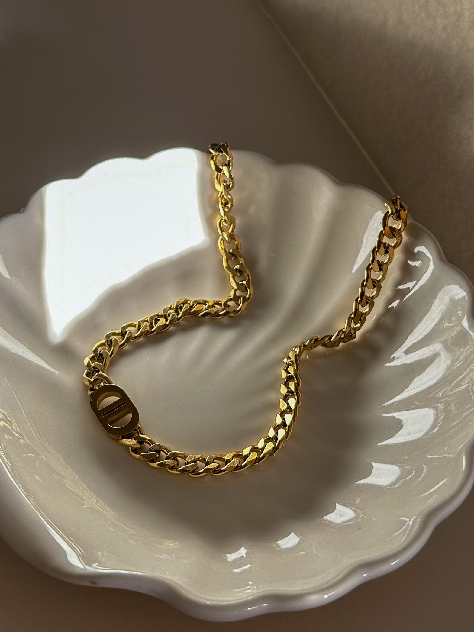 DOUBLE D GOLD NECKLACE